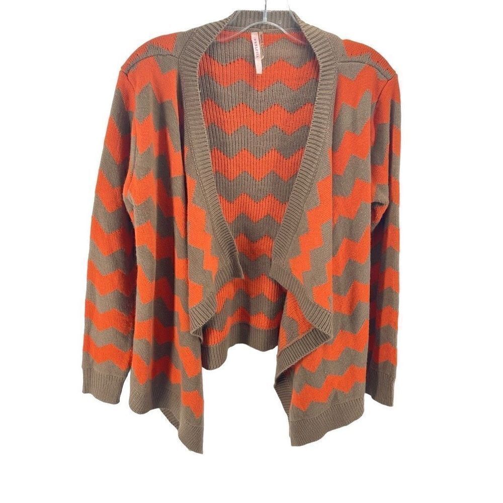 Ekklesia Women's Open-front Ribbed Knit Cardigan Free Size Small medium - Picture 1 of 12